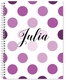 Polka Dot Spiral Notebook Image 10 of 11